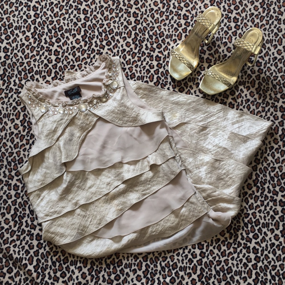CRISTAL DETAIL DRESS